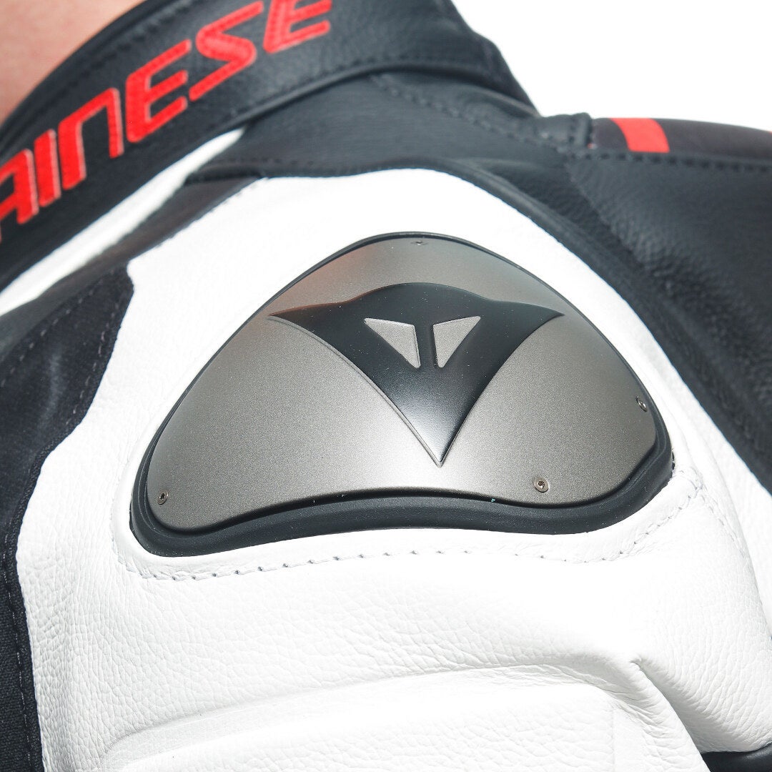Dainese Laguna Seca 5 2-Piece Motorcycle Leather Suit black/white/red 48 Figure 6