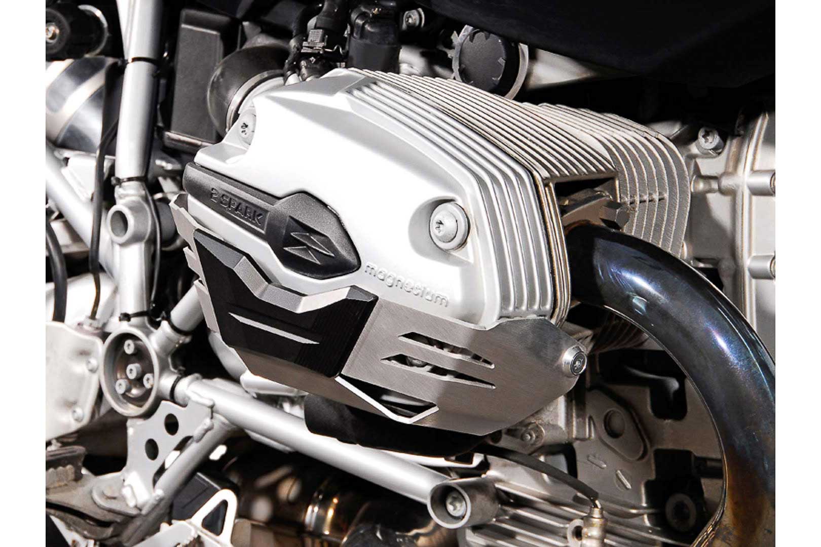 SW-Motech Cylinderskydd - Silver. BMW R1200 R / ST / GS / Äventyr. Figur 1