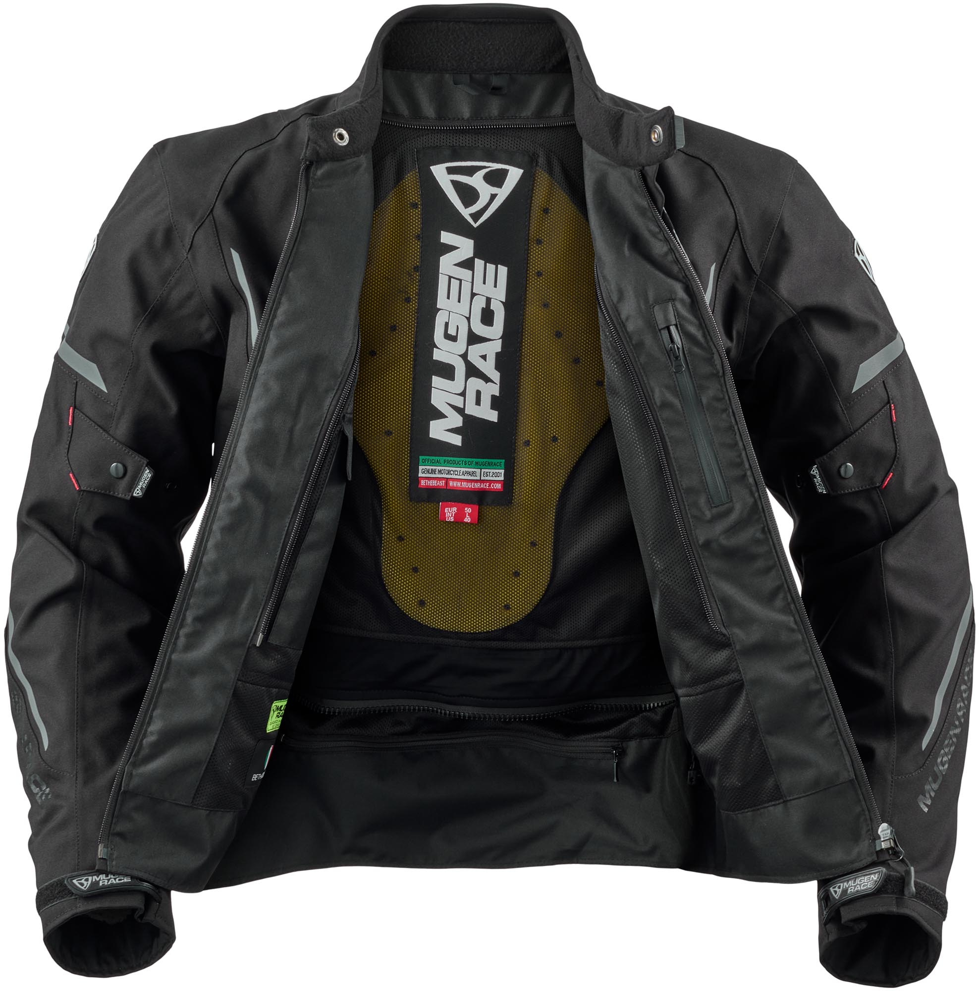 Side view of MUGENRACE Munee waterproof Motorcycle Textile Jacket