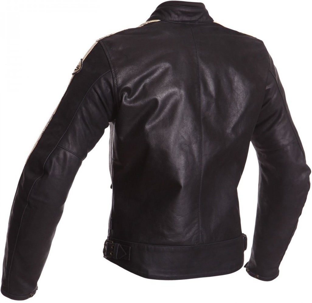 Segura Nygma Damen Motorrad Lederjacke schwarz/beige 46 Abbildung 2
