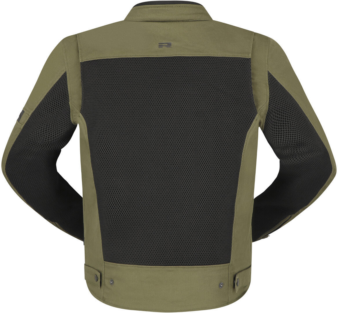 Richa Toulon Mesh Motorcycle Textile Jacket olive green/black M Figure 3