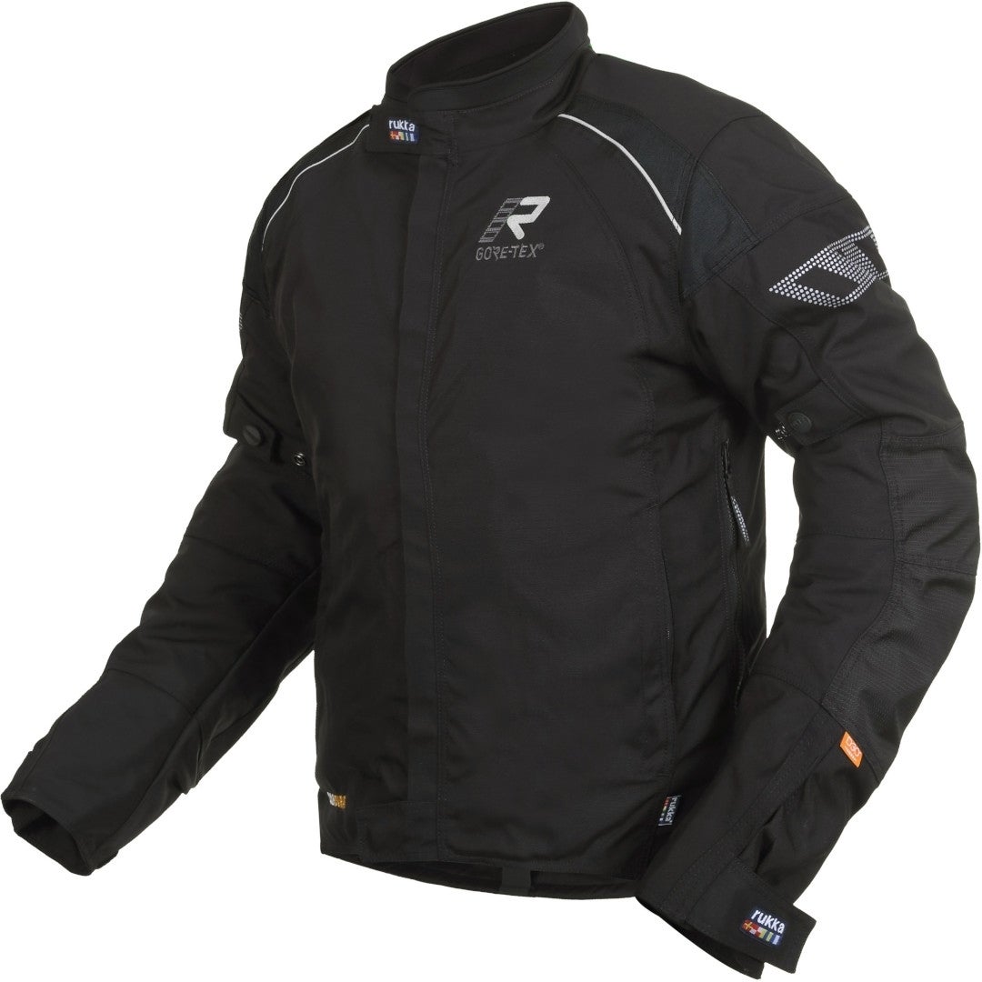 Rukka Herm Gore-Tex Motorcycle Textile Jacket black/silver 66 Figure 1