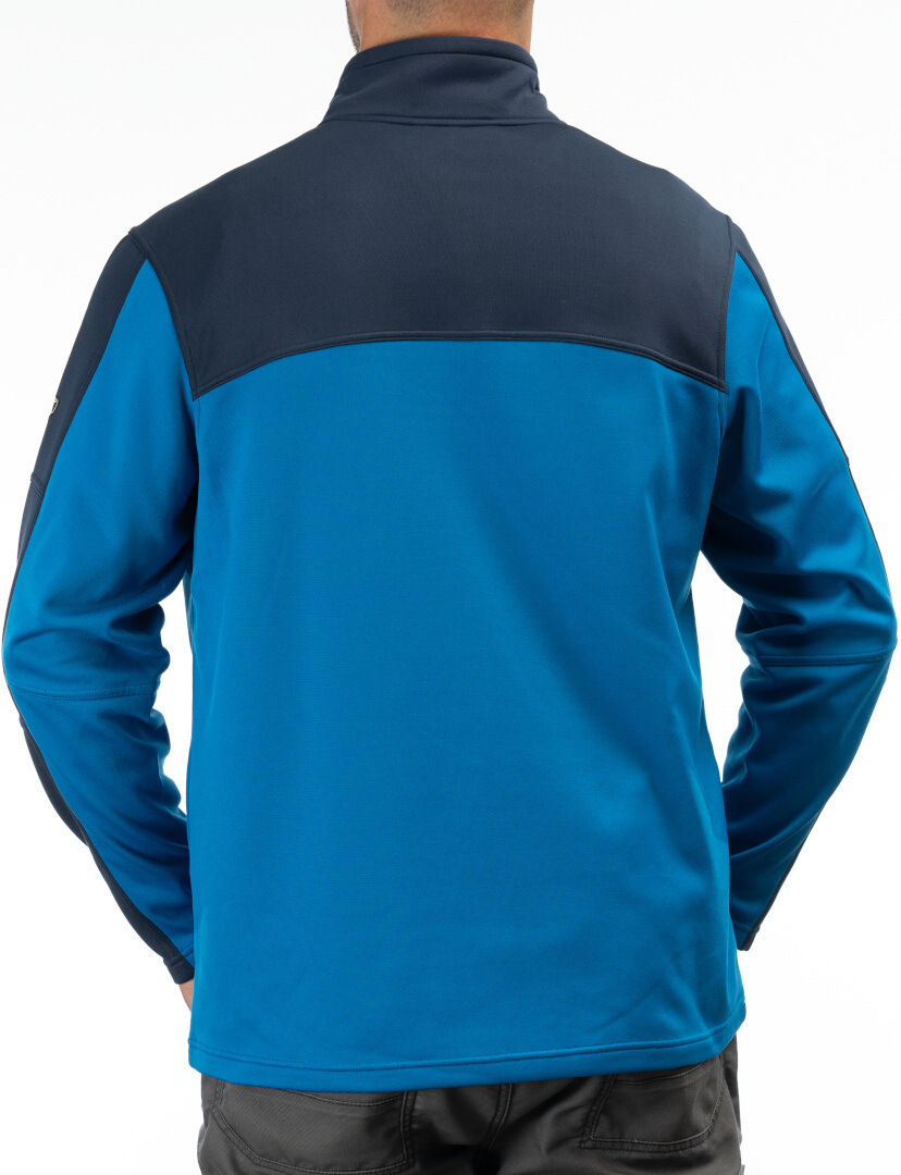 Klim Glacier Pullover con zip 1/4 Blu chiaro/blu scuro L Figura 4