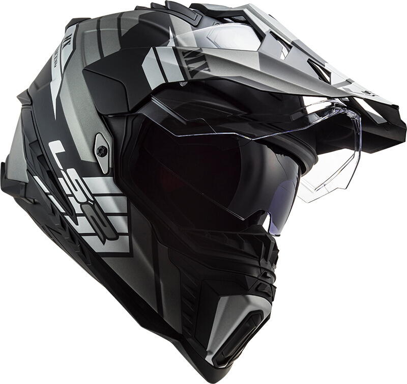 LS2 MX701 Explorer HPFC Atlantis Motocross hjelm Titaniummat M (57/58) Figur 5
