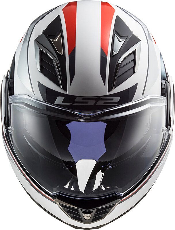 LS2 FF900 Valiant II Hub Helm weiß/silber S (55/56) Abbildung 2