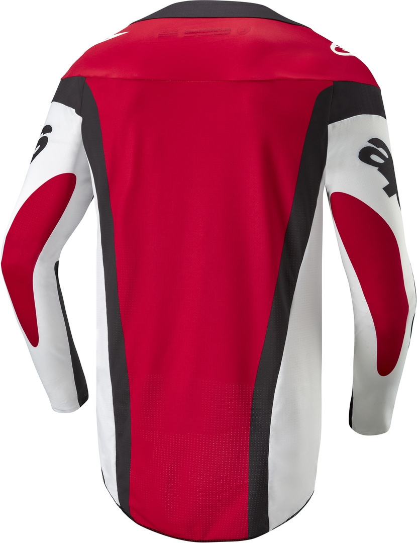 Alpinestars Techstar Ocuri Tricou de motocross Alb/Negru/Roșu S Figura 2