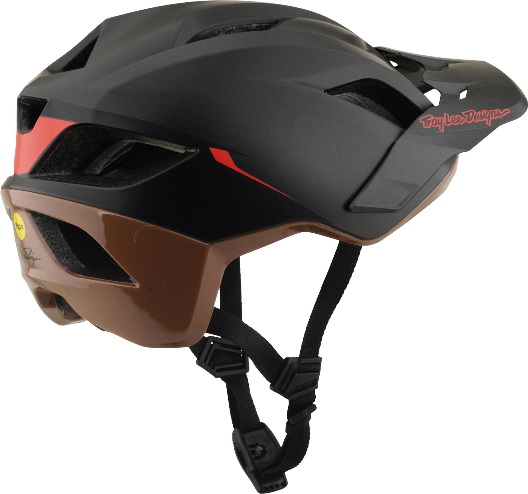 Troy Lee Designs Flowline SE MIPS Stacks Casque de vélo noir/marron M-L (57/59) Figure 4