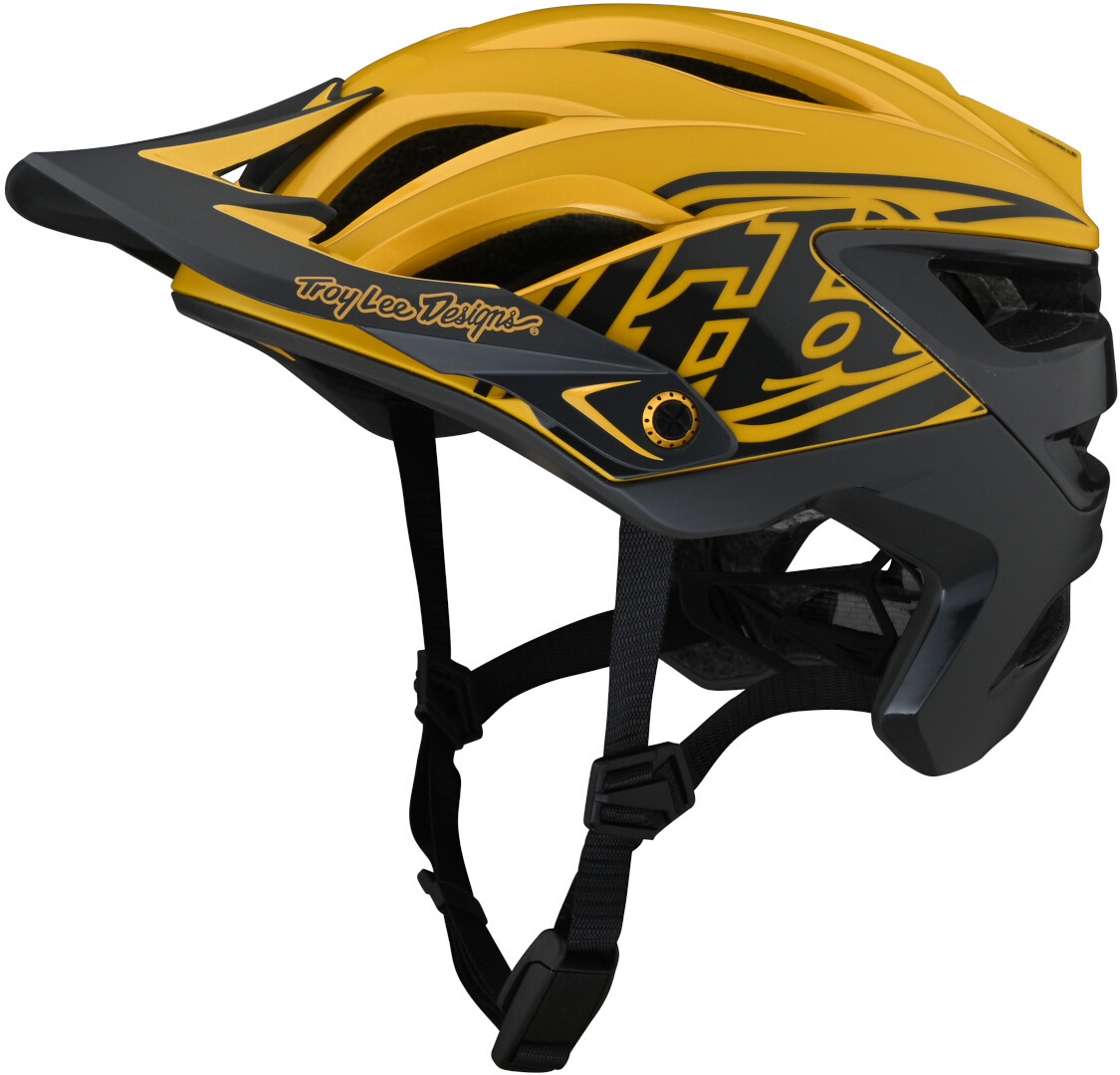 Troy Lee Designs A3 Uno MIPS Cască de bicicletă negru/galben XS/S Figura 4