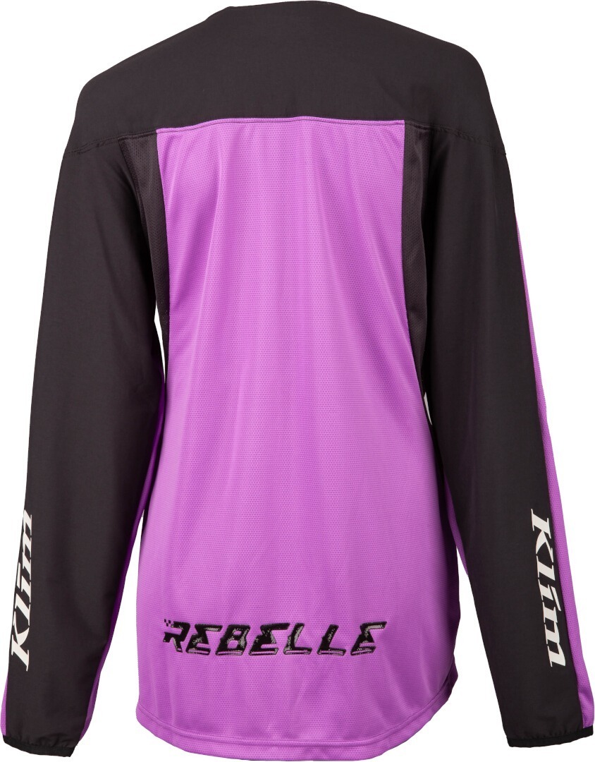 Klim Rebelle Motocross tröja för damer lila/svart XS Figur 4