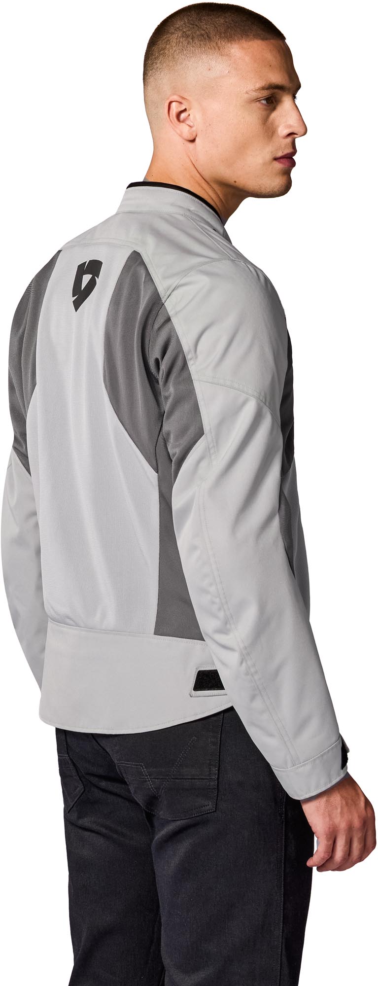 Revit Torque 3 H2O waterproof Motorcycle Textile Jacket light grey/red L Figure 5