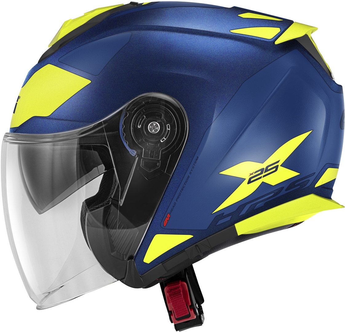 GIVI X.25 Target Casco a reacción Azul mate/amarillo XL Figura 2