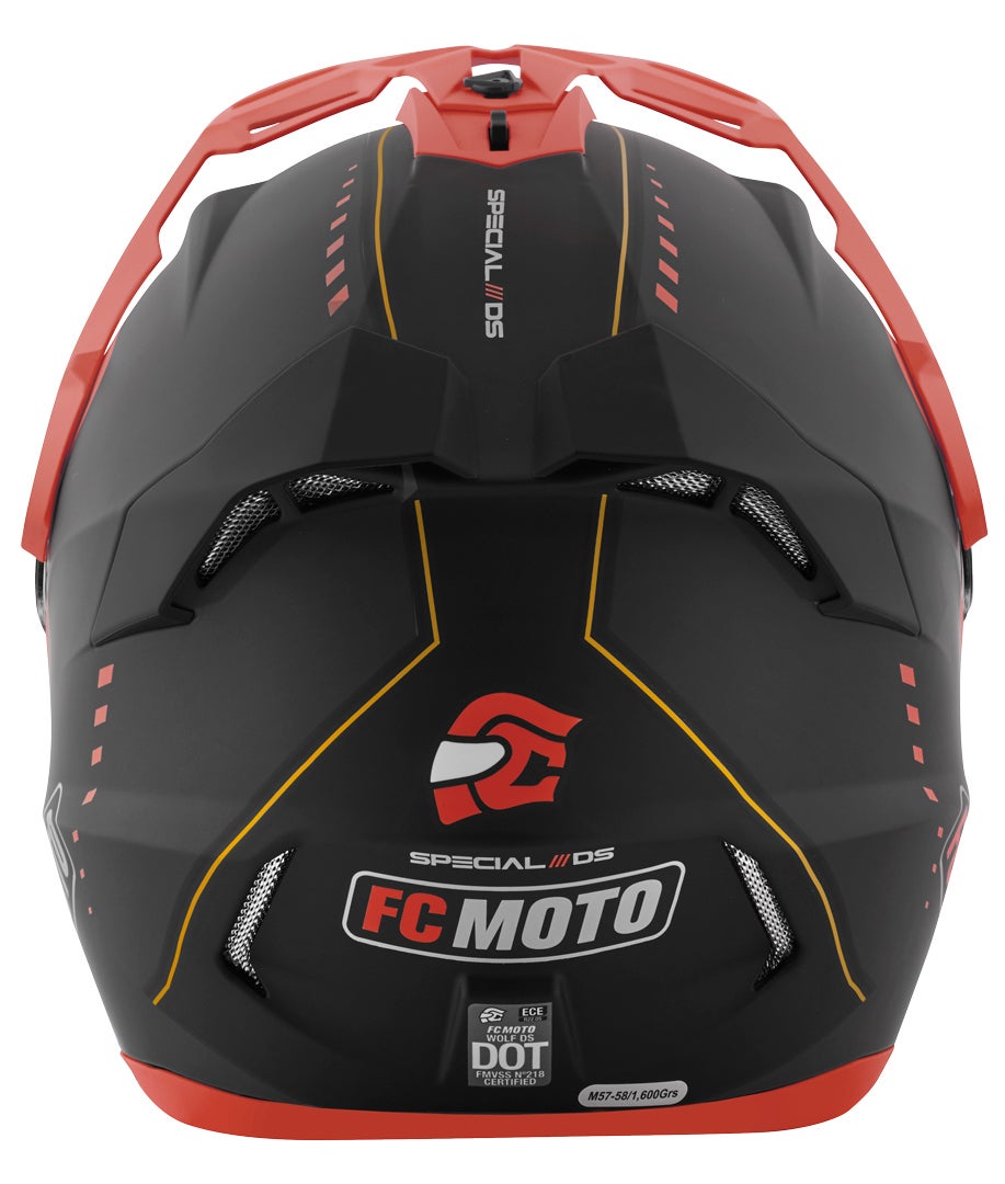 FC-Moto Merkur Pro Air Casco Enduro nero/rosso S Figura 5