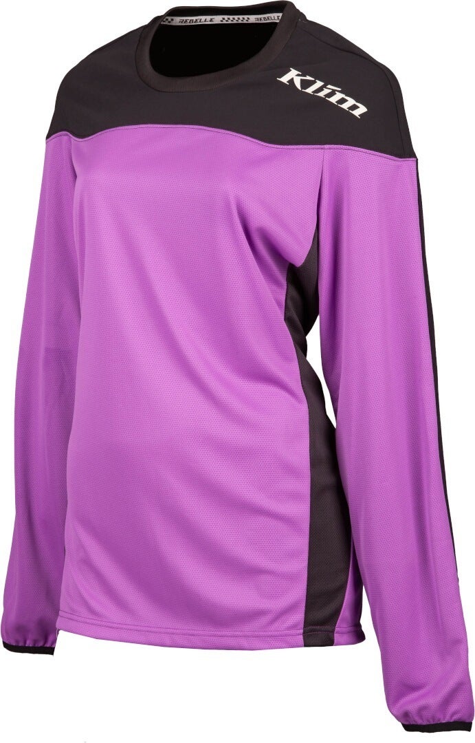 Klim Rebelle Dame Motocross trøje lilla/sort XL Figur 1