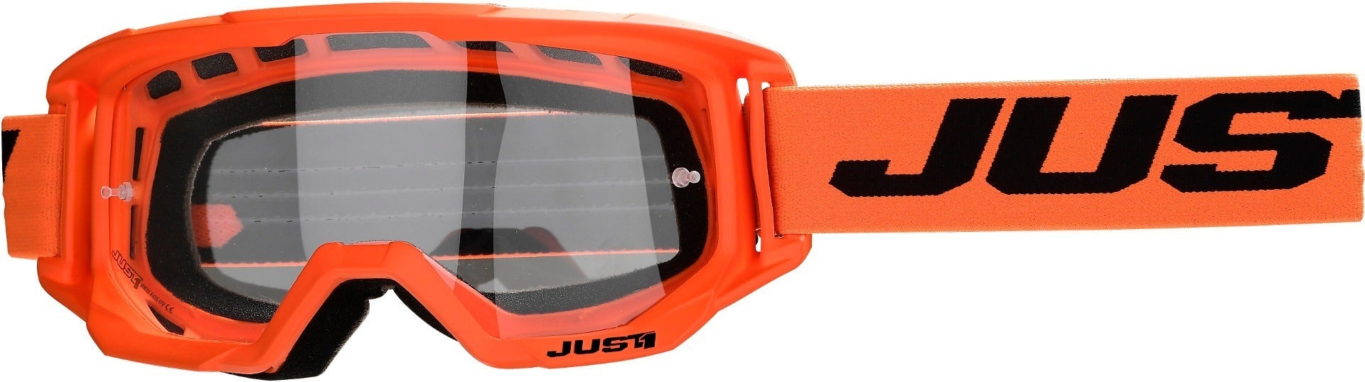 Just1 Vitro Masques de motocross Orange/Noir Figure 2