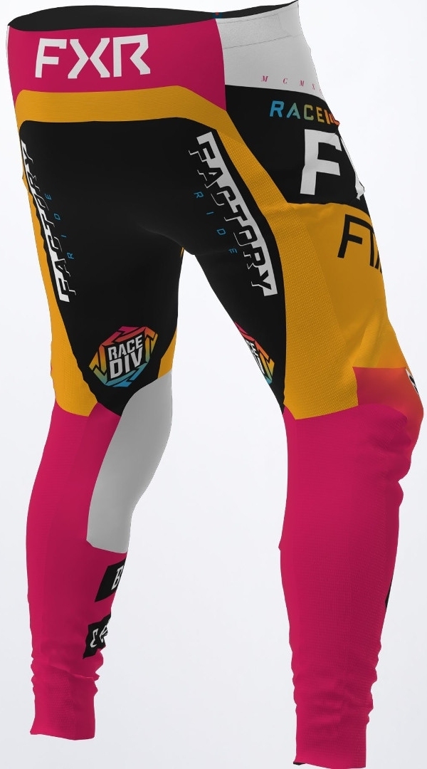 FXR Podium Gladiator Motocross bukser gul/sort 34 Figur 2