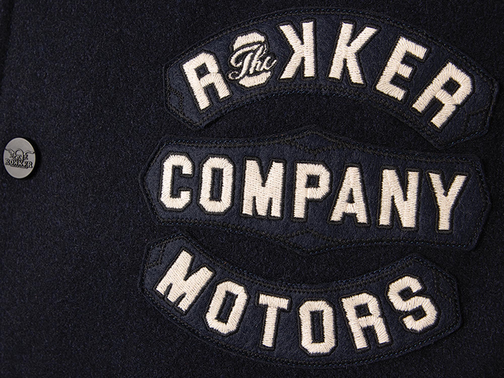 Rokker College Motorrad Leder-/Textiljacke blau/braun 2XL Abbildung 4