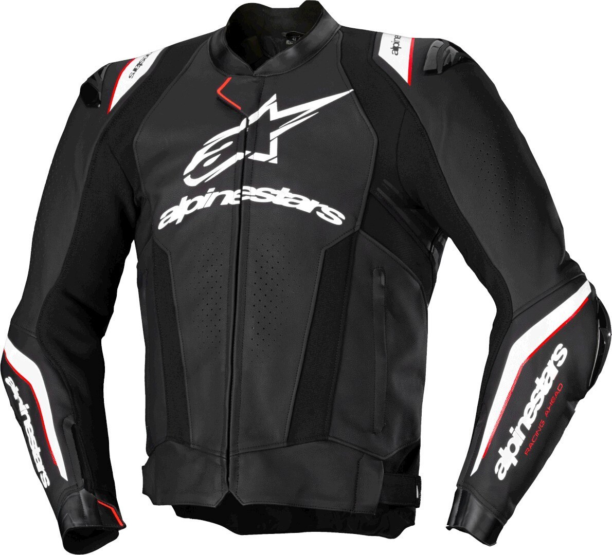 Alpinestars Missile Ignition V3 perforated Motorcycle Leather Jacket black/white 62 Figure 1