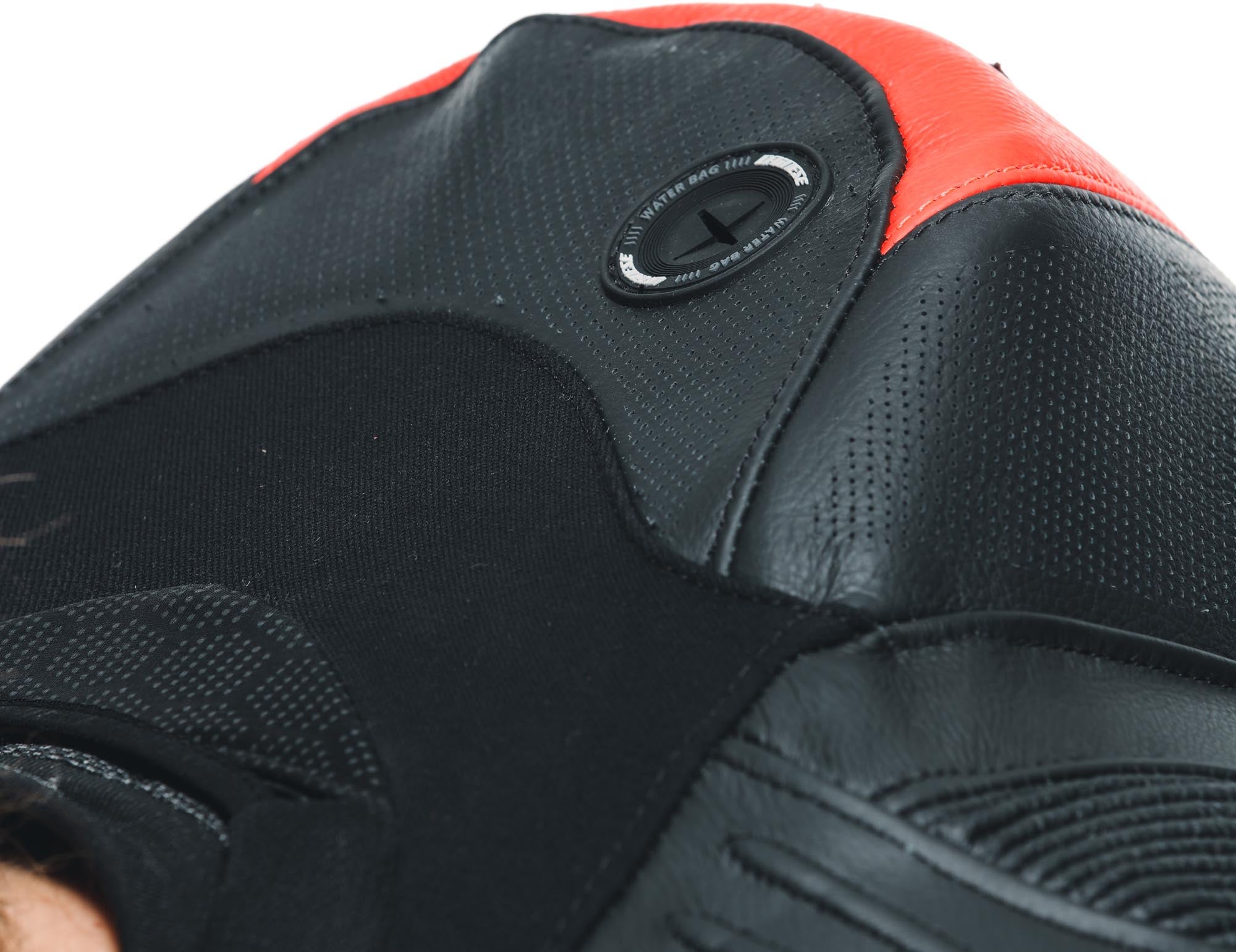 Dainese Misano 3 D-Air Airbag 2.0 perforated One Piece Motorcycle Leather Suit black/red 56 Figure 11