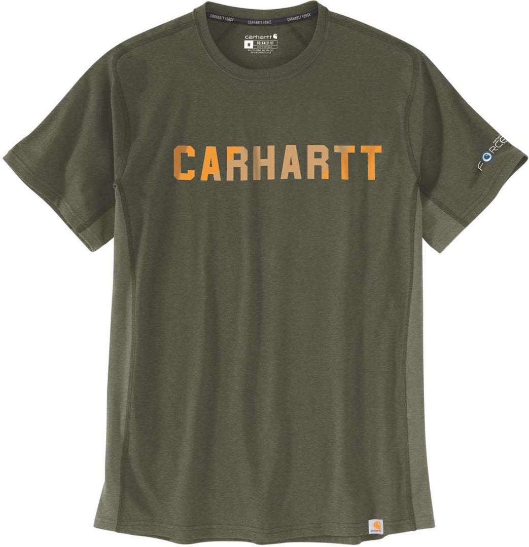 Carhartt Force Flex Block Logo Triko olive XXL Obrázek 1