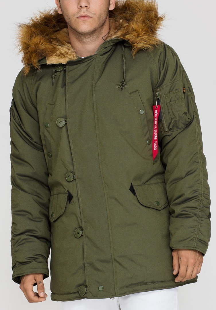 Alpha Industries Explorer ジャケット 濃い緑色 M 図7