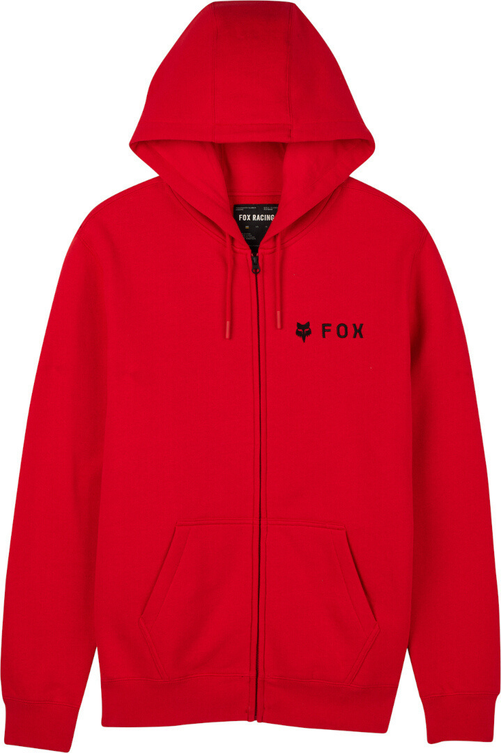 FOX Absolute Capuz com zíper vermelho XXL Figura 1