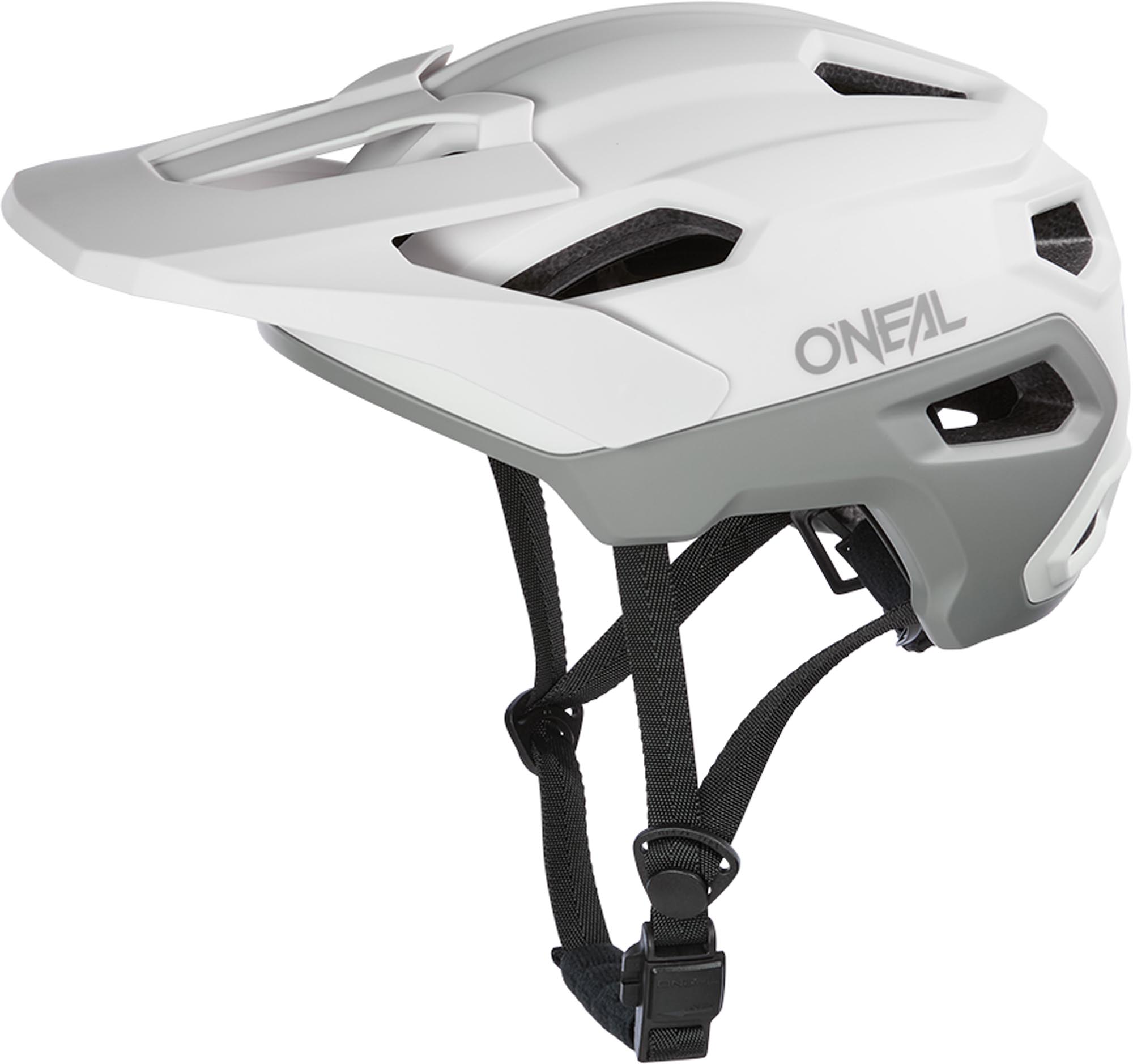Oneal Trailfinder Evo Solid Capacete de bicicleta branco fosco/cinza S/M (54-58) Figura 4