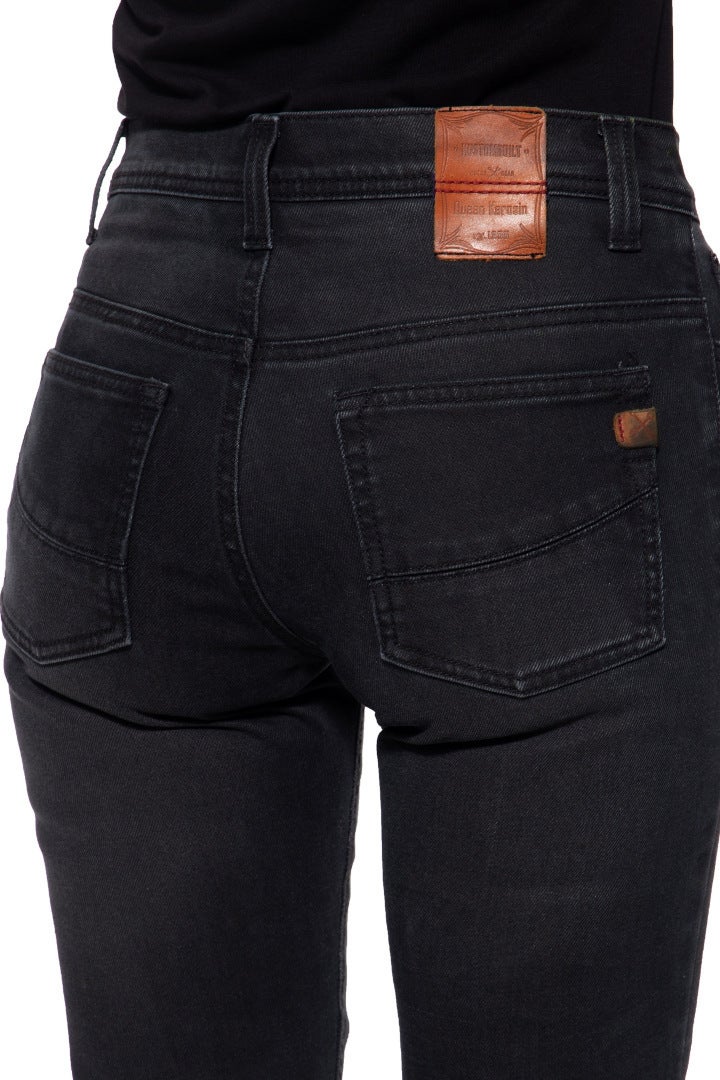 Queen Kerosin Motogear Black Dames Motor Jeans 30 Figuur 3