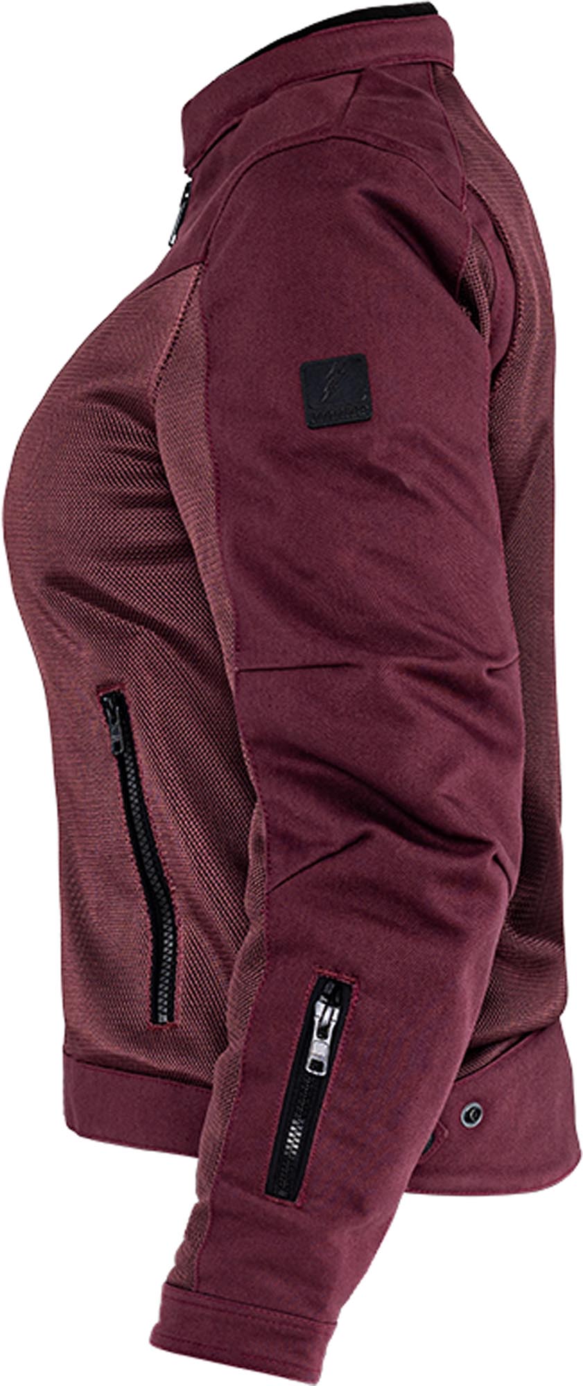 John Doe Aero Mesh perforierte Damen Motorrad Textiljacke rot M Abbildung 2