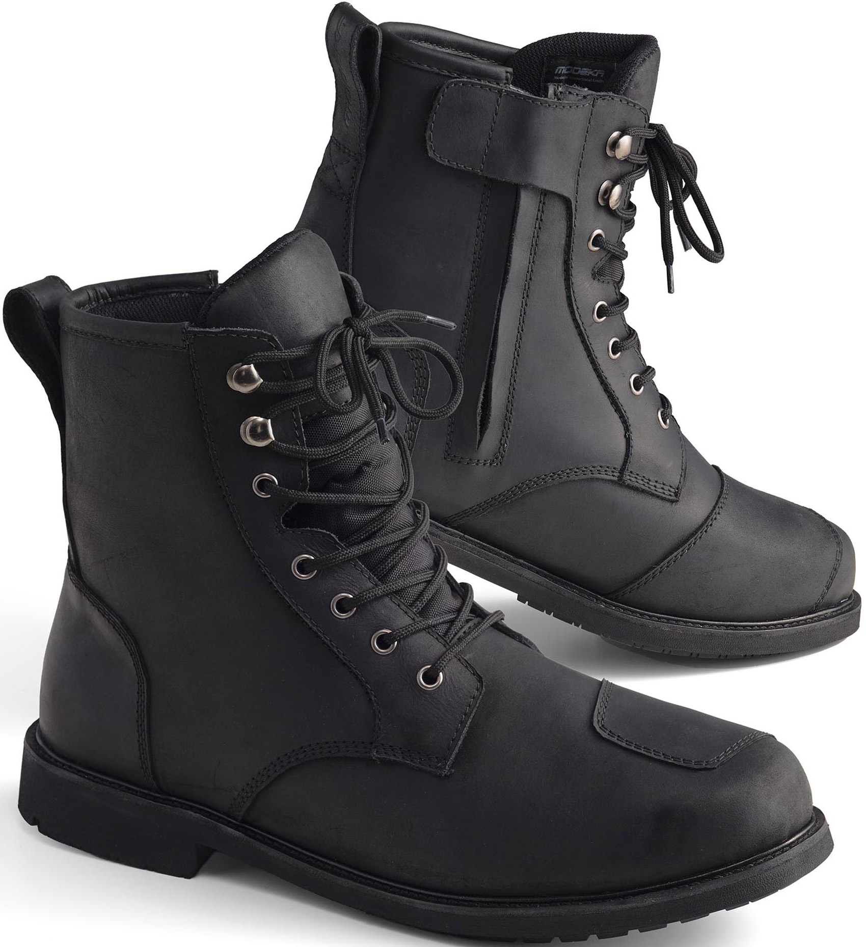 Modeka Wolter II wasserdichte Motorrad Stiefel schwarz 37 Abbildung 1
