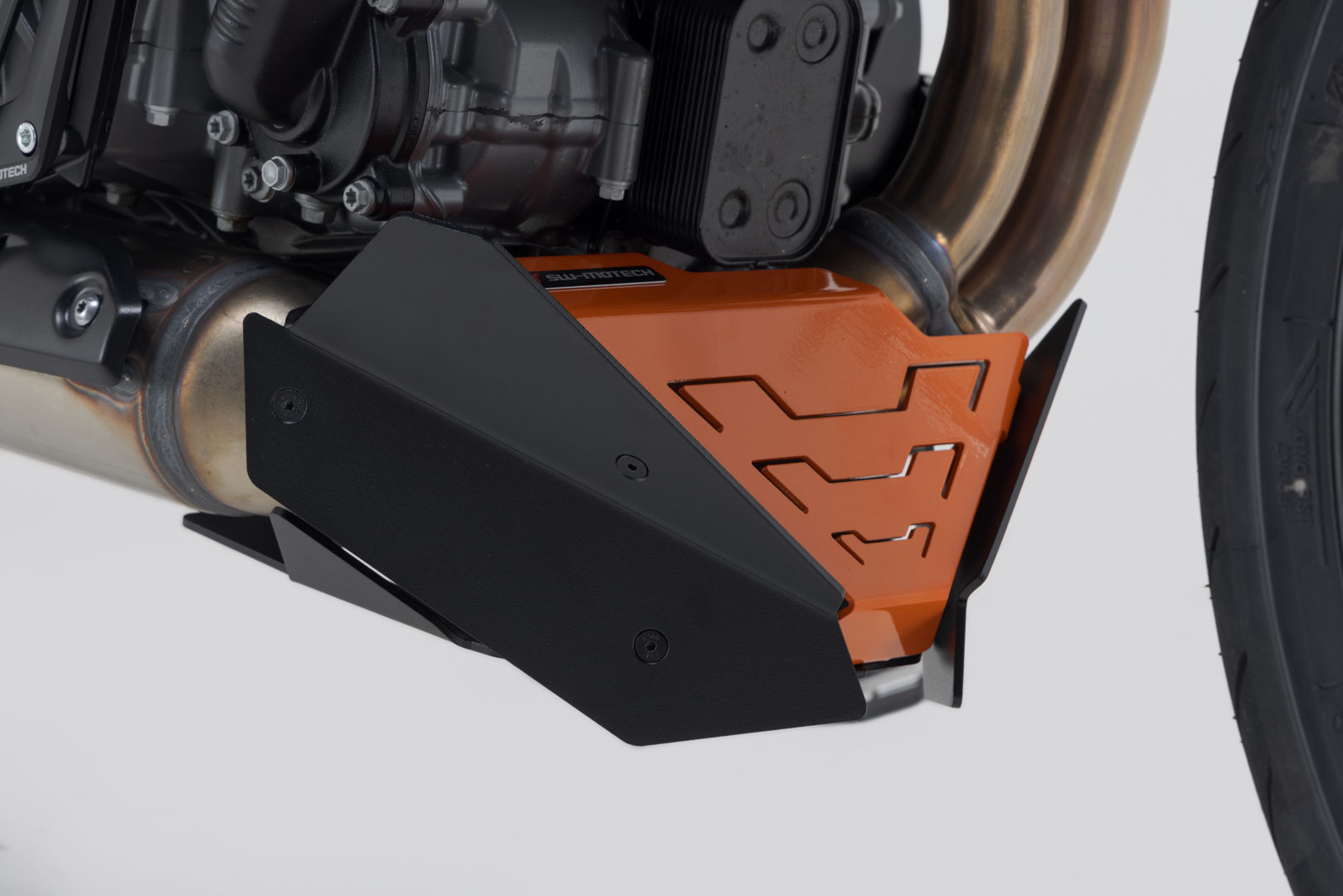 SW-Motech Frontspoiler - Orange/Svart. KTM 990 Duke (23-). Figur 4