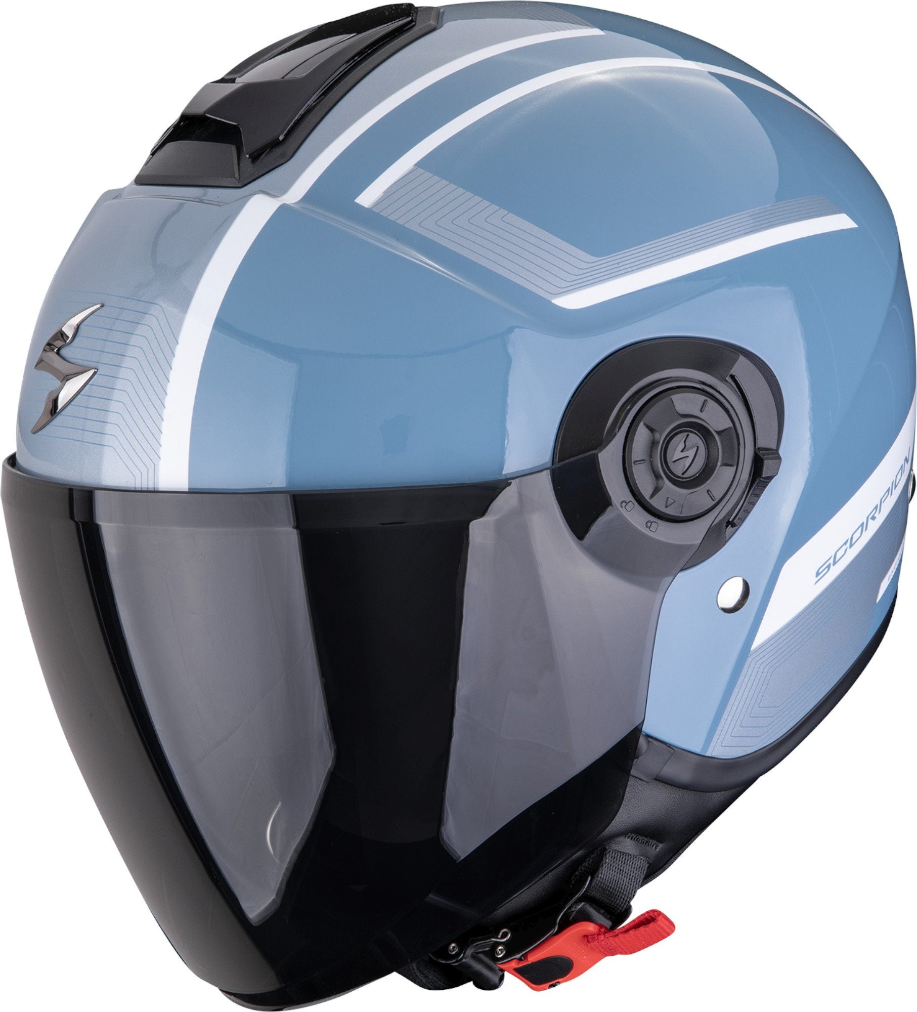 Scorpion Exo-City II Cosmos Capacete Aberto azul/cinza XXL (62/63) Figura 1