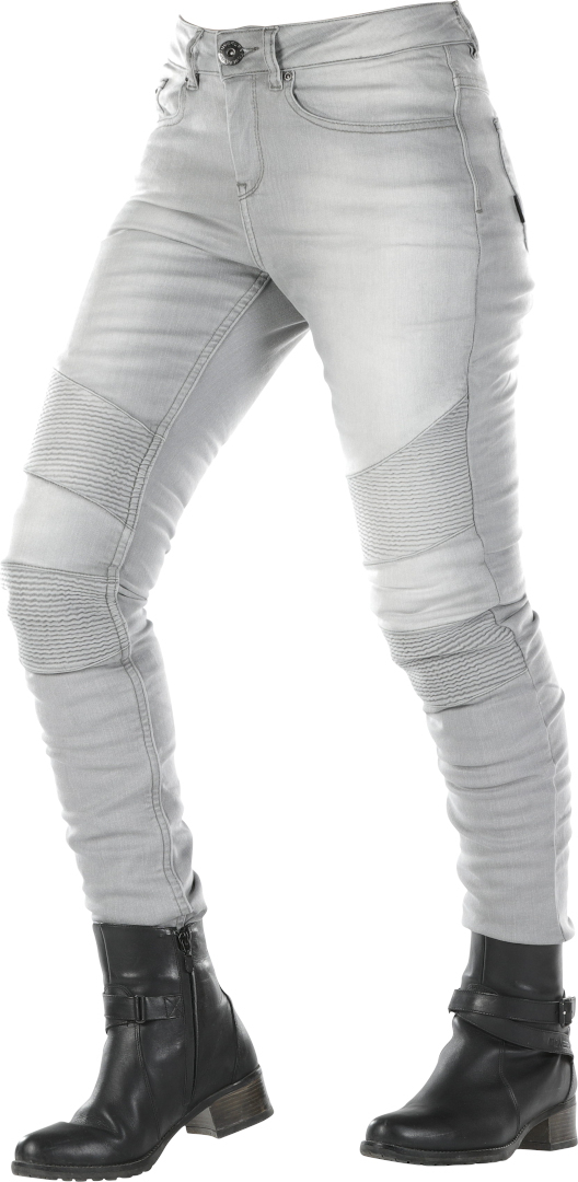 Overlap Stradale Damer motorcykel jeans grå 30 Figur 1
