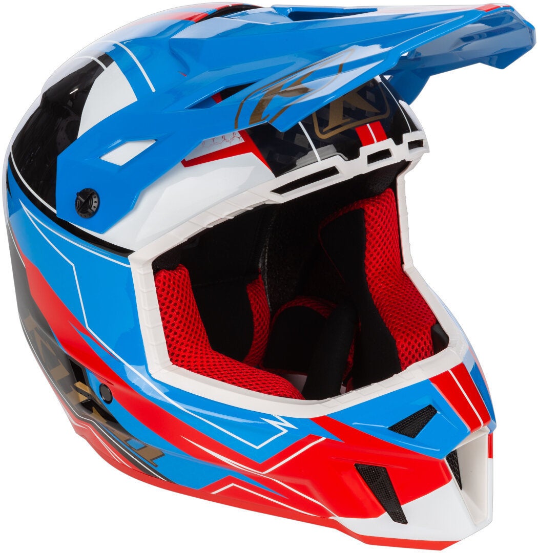 Side view of Klim F3 Carbon Velocity Snowmobile Helmet