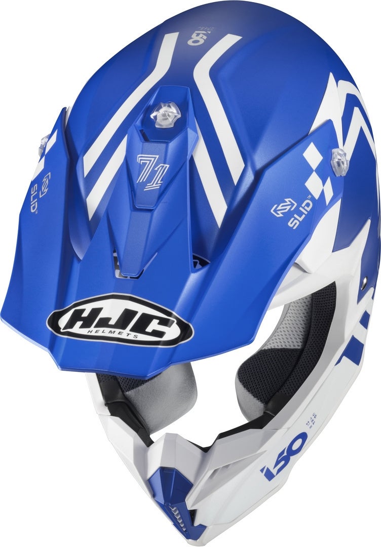 HJC i50 Hex Capacete de Motocross azul/branco XS (53/54) Figura 3