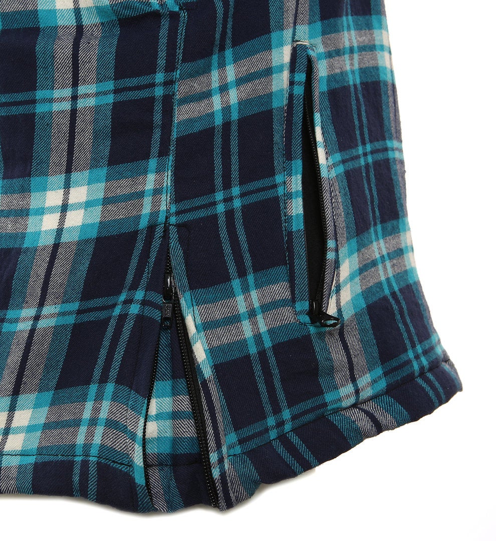 Bores Lumberjack Premium Camicia moto da donna blu/bianco S Figura 4
