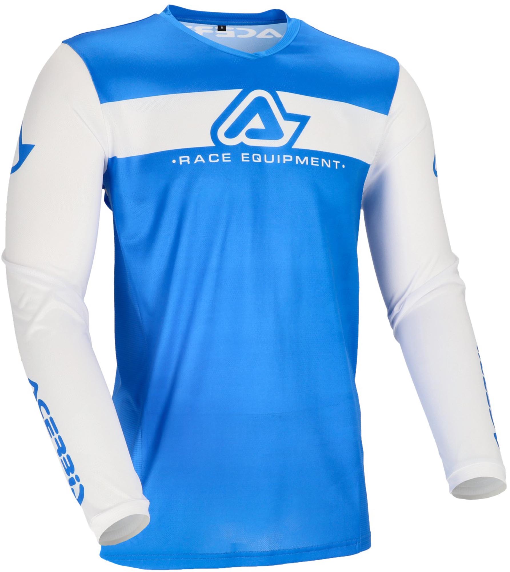 Acerbis MX J-Track Inc 2.0 Logo Motocrosstrøje hvid/blå M Figur 1