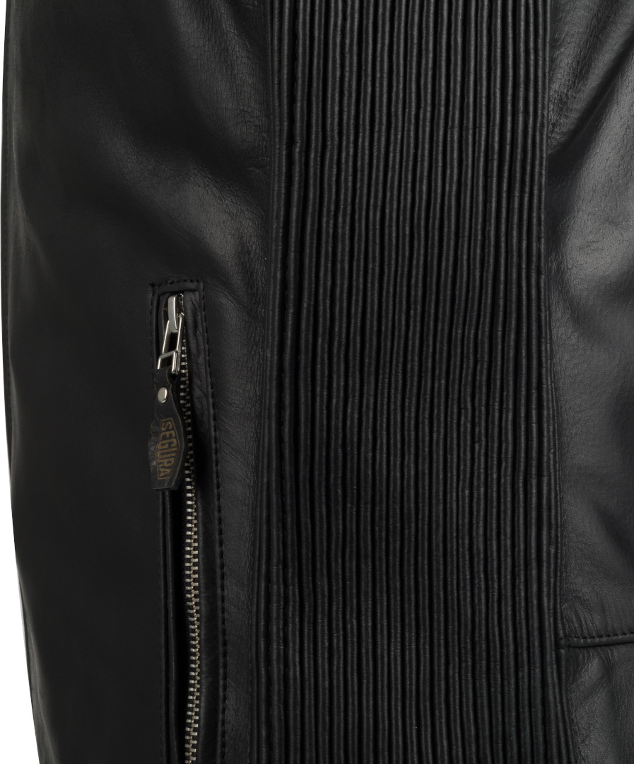 Segura Formula Motorcycle Leather Jacket black/yellow L Figure 10