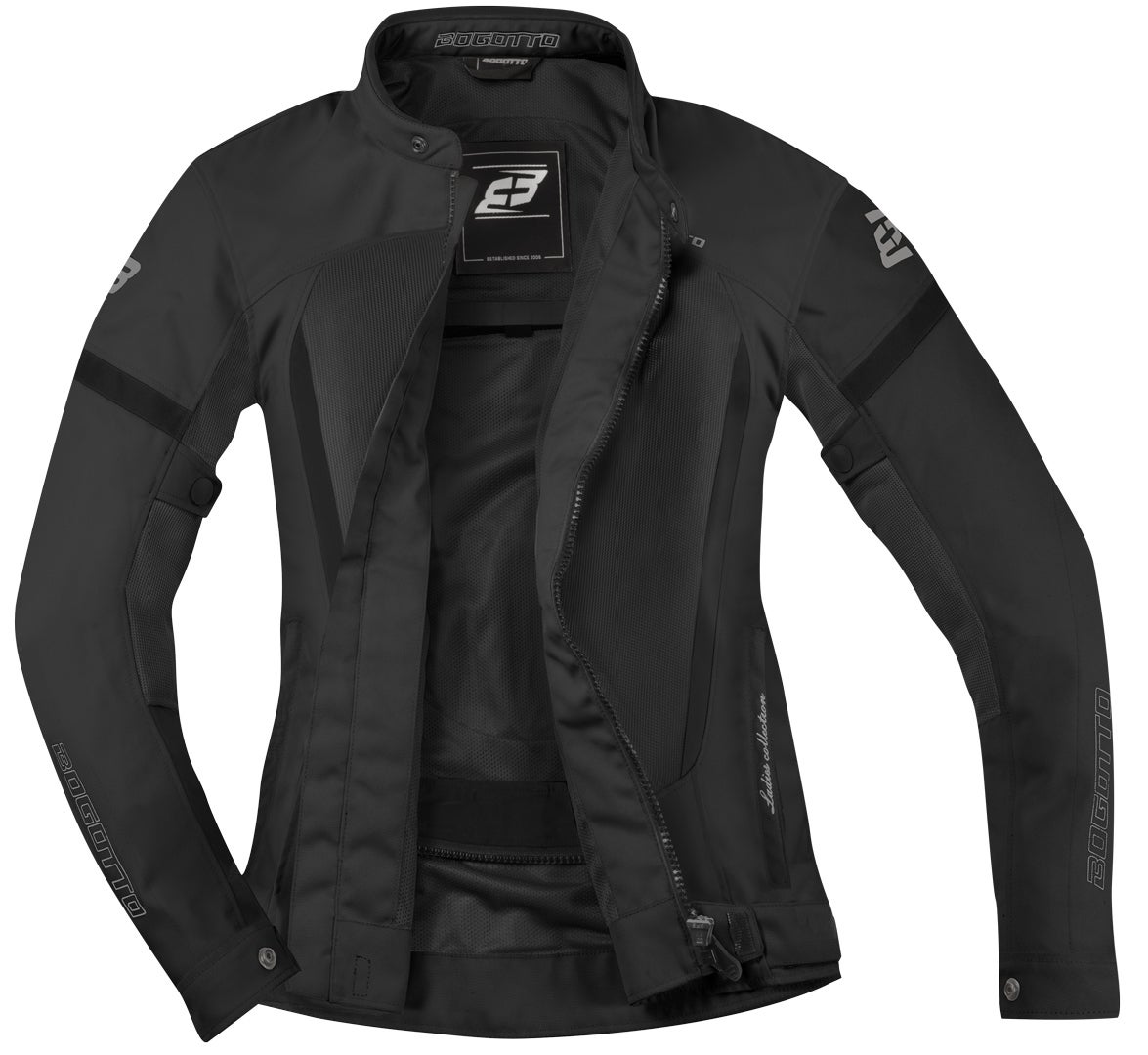 Bogotto Alastor Air Mesh Damen Motorrad Textiljacke schwarz S Abbildung 2