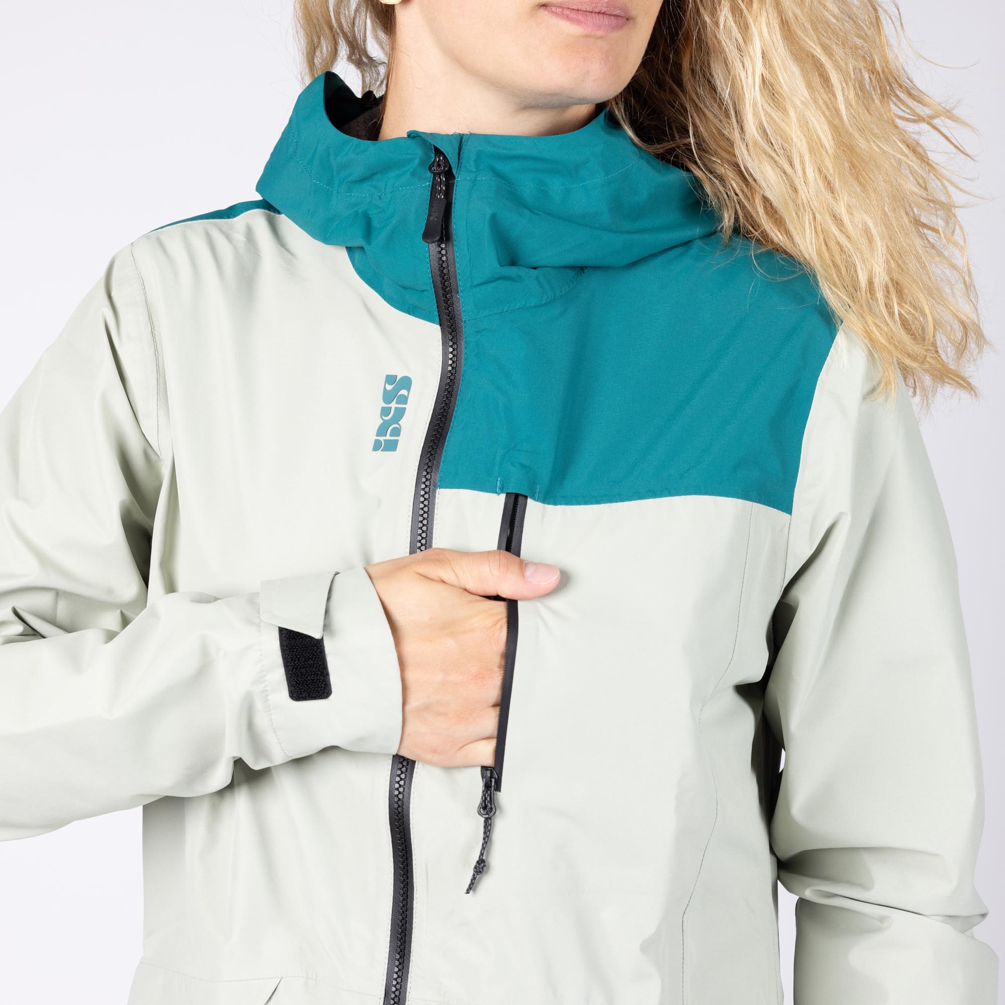 IXS AW 1.0 waterproof Ladies Motorcycle Textile Jacket turquoise 38 Figure 5