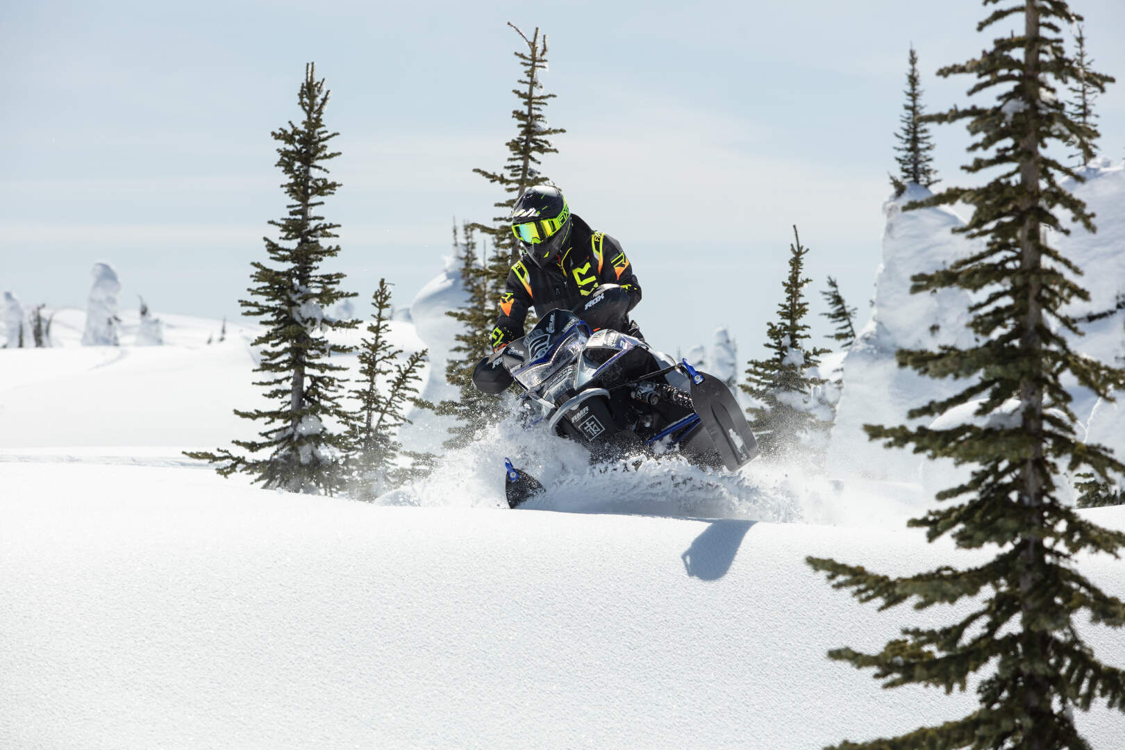 FXR Helium Lite 2023 One Piece Snowmobile Suit black/yellow L Figure 3