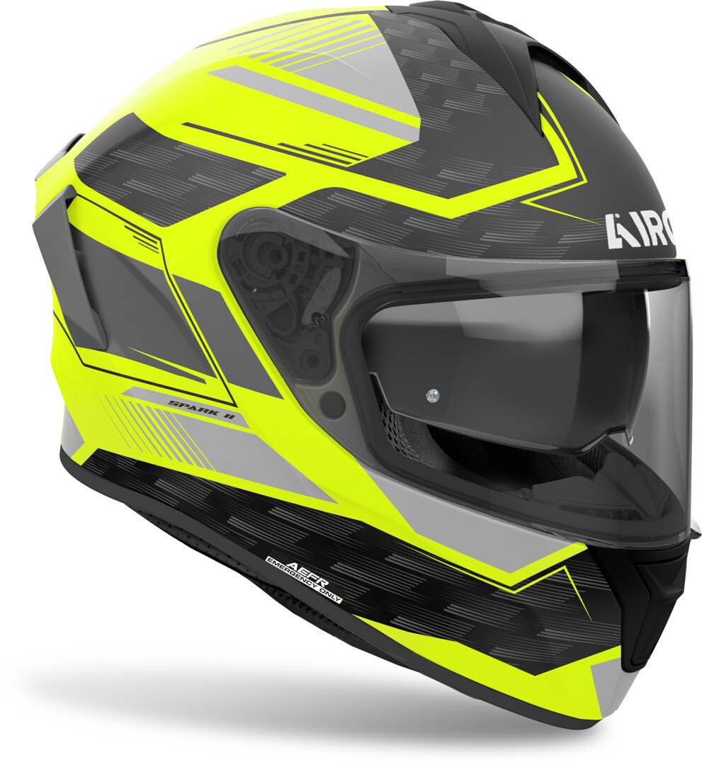 Airoh Spark 2 Zenith Capacete preto/neon-amarelo S (55/56) Figura 2