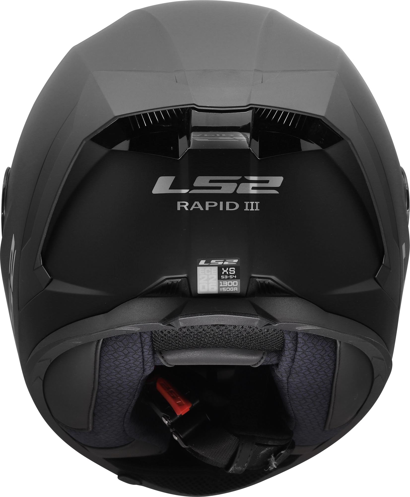 LS2 FF820 Rapid III Helm Black Matt M (57/58) Figuur 4