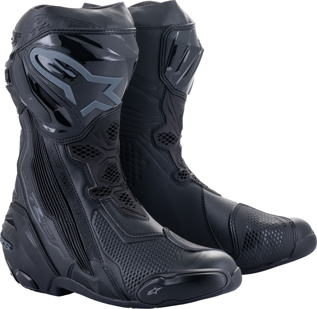 Alpinestars Supertech R Bottes de moto noir/gris foncé (fusain) 45 Figure 1