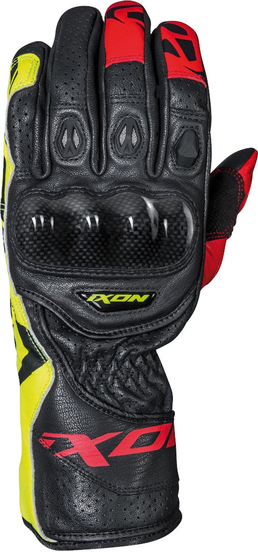 Ixon RS Circuit-R Motorcykel handsker sort/rød/gul M Figur 4