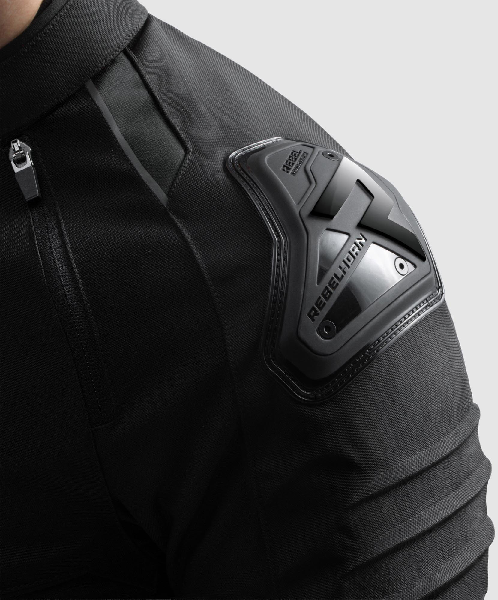 Rebelhorn Vandal 2 waterproof Motorcycle Textile Jacket black 4XL Figure 6