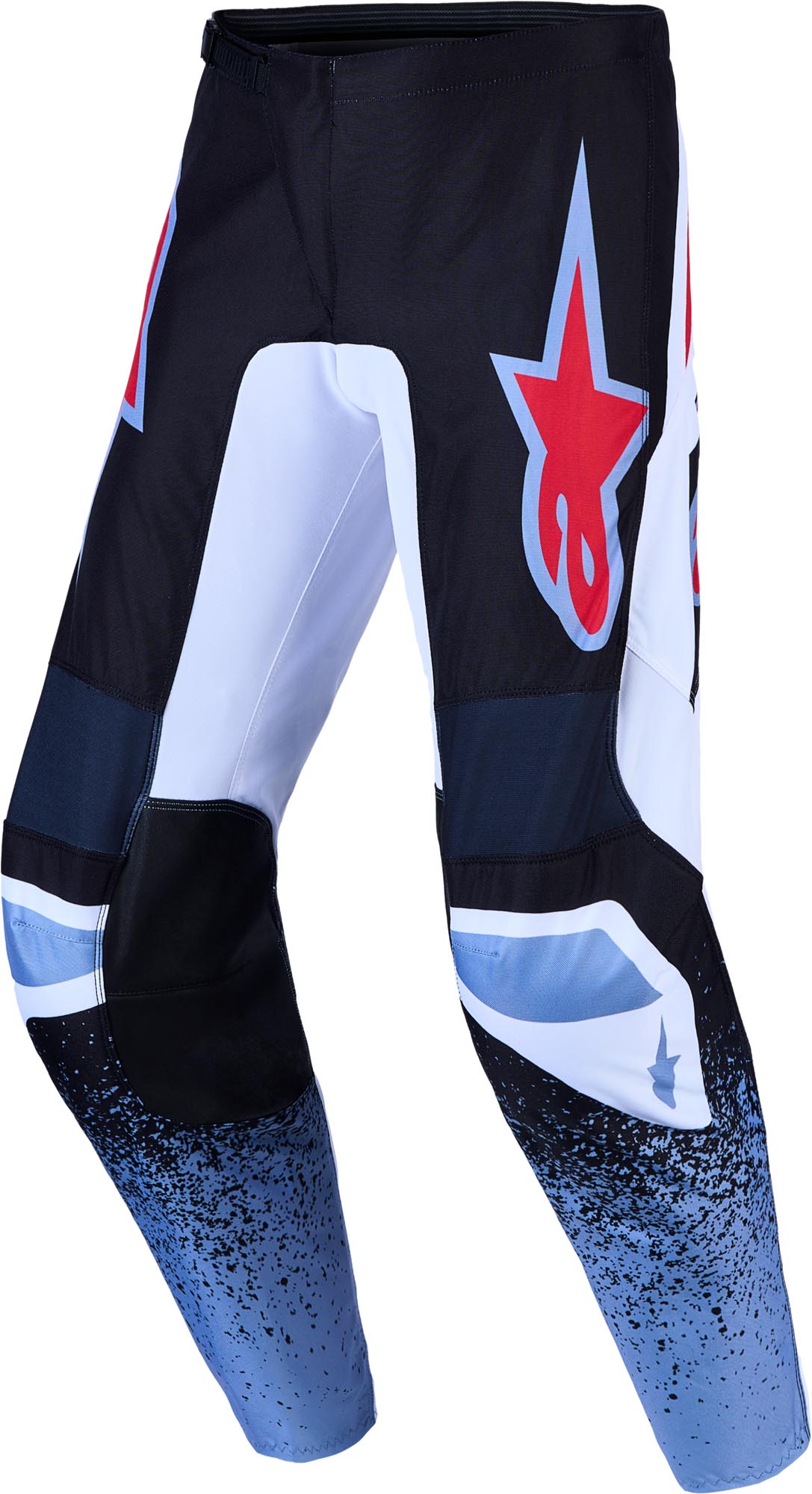 Alpinestars Fluid Drag Motocross Pants black/white/red/blue 38 Figure 1