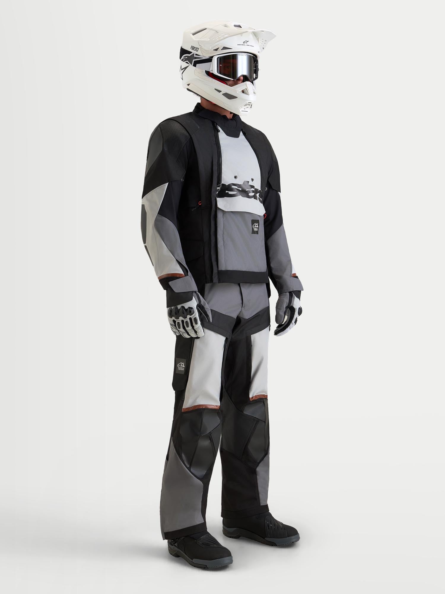 Alpinestars Harok V2 Drystar waterproof Motorcycle Textile Jacket grey/black 4XL Figure 7