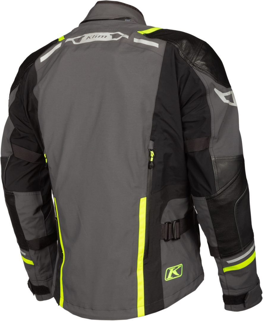 Klim Kodiak Motorcycle Textile Jacket grey/yellow 62 Figure 12