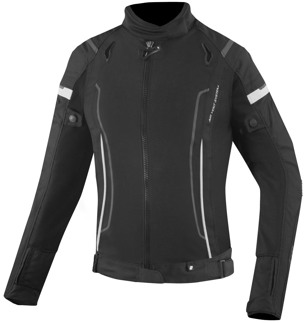 Bogotto Vysio imperméable 3in1 dames moto textile veste Noir/Blanc M Figure 1