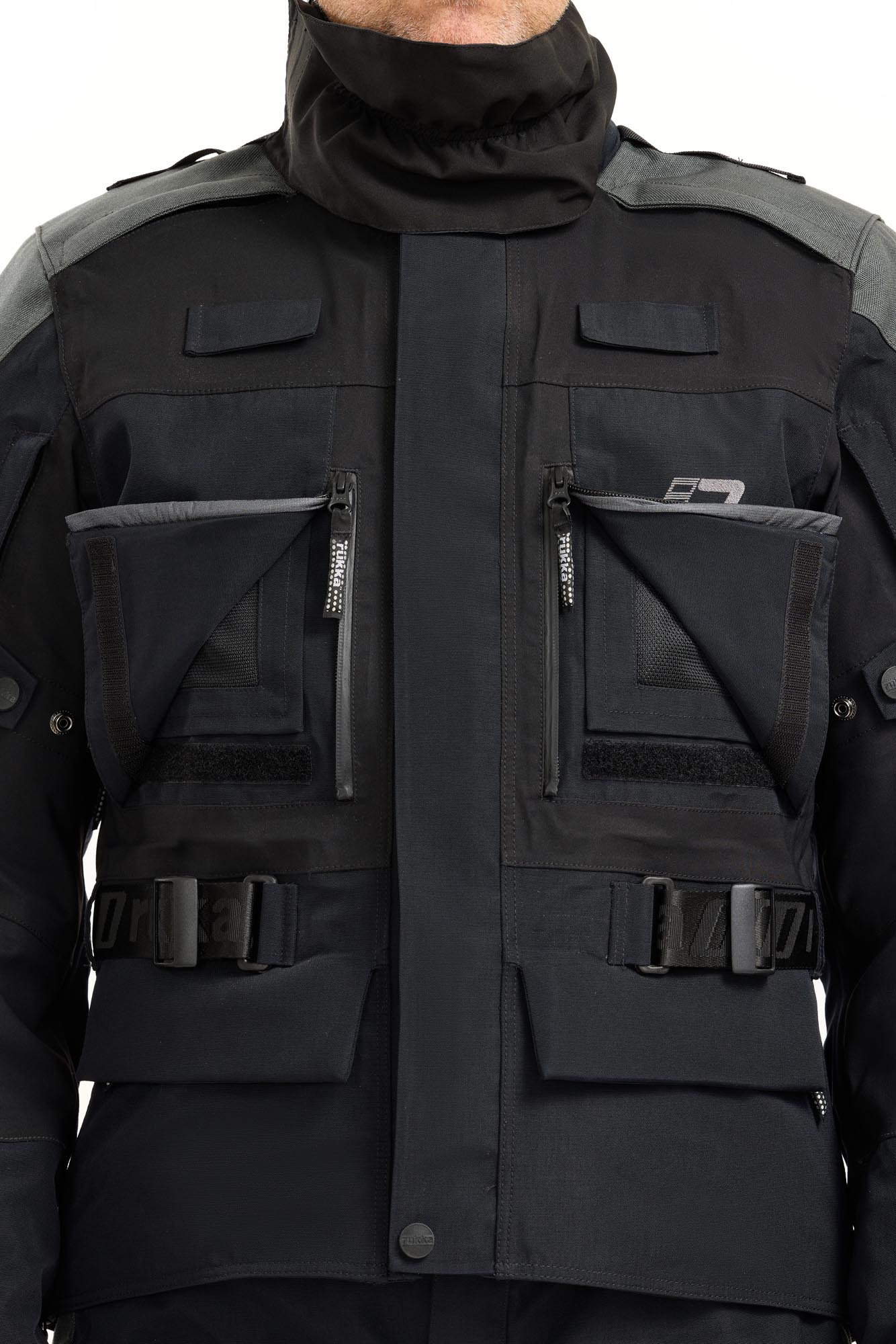 Rukka TitanTrail-R Veste textile moto imperméable noir/gris 52 Figure 5